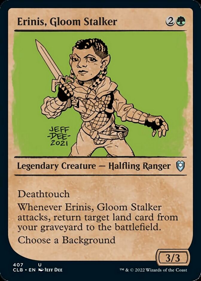 Erinis, Gloom Stalker (Showcase) [Commander Legends: Battle for Baldur's Gate] | Chromatic Games