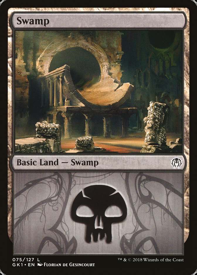 Swamp (75) [Guilds of Ravnica Guild Kit] | Chromatic Games