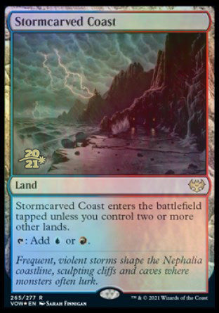 Stormcarved Coast [Innistrad: Crimson Vow Prerelease Promos] | Chromatic Games