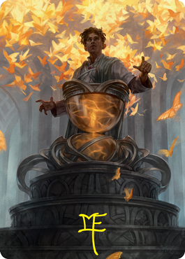 Introduction to Prophecy Art Card (Gold-Stamped Signature) [Strixhaven: School of Mages Art Series] | Chromatic Games