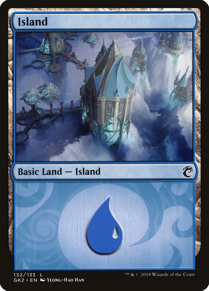 Island (132) [Ravnica Allegiance Guild Kit] | Chromatic Games