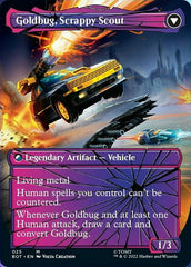 Goldbug, Humanity's Ally // Goldbug, Scrappy Scout (Shattered Glass) [Transformers] | Chromatic Games