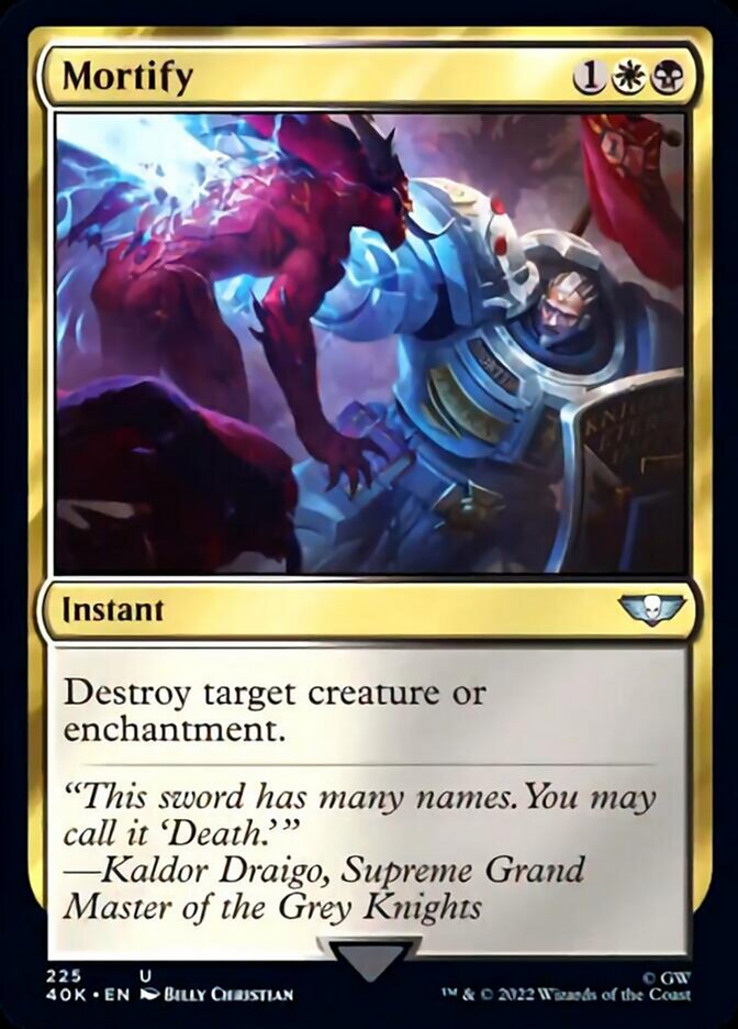 Mortify (Surge Foil) [Warhammer 40,000] | Chromatic Games