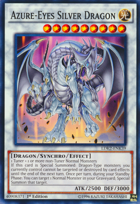 Azure-Eyes Silver Dragon [LDK2-ENK39] Common | Chromatic Games