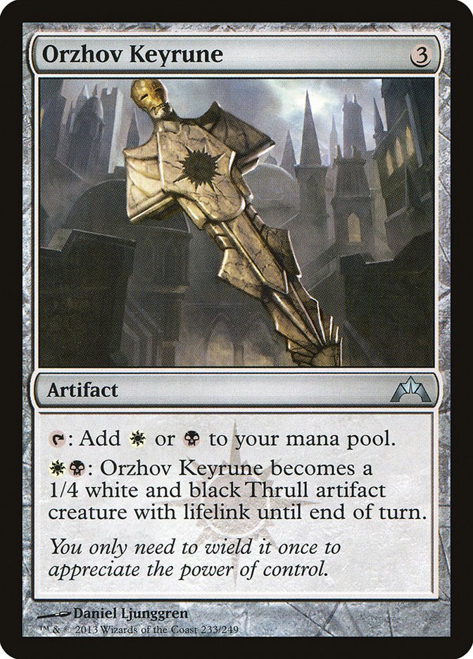 Orzhov Keyrune [Gatecrash] | Chromatic Games