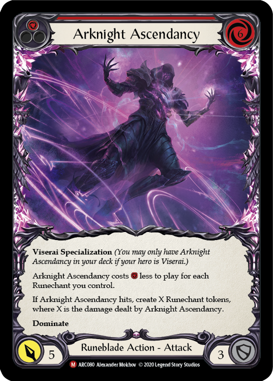 Arknight Ascendancy [U-ARC080] (Arcane Rising Unlimited)  Unlimited Rainbow Foil | Chromatic Games