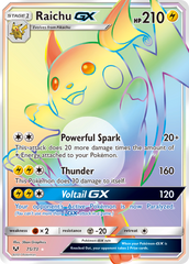 Raichu GX (75/73) [Sun & Moon: Shining Legends] | Chromatic Games