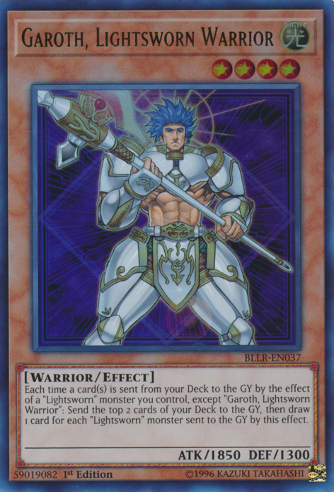 Garoth, Lightsworn Warrior [BLLR-EN037] Ultra Rare | Chromatic Games