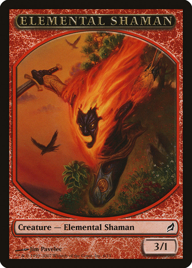 Elemental Shaman Token [Lorwyn Tokens] | Chromatic Games