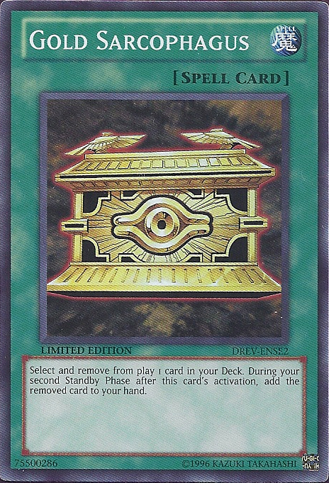 Gold Sarcophagus [DREV-ENSE2] Super Rare | Chromatic Games