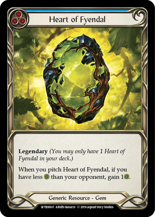 Heart of Fyendal [WTR000-F] (Welcome to Rathe)  Alpha Print Cold Foil | Chromatic Games