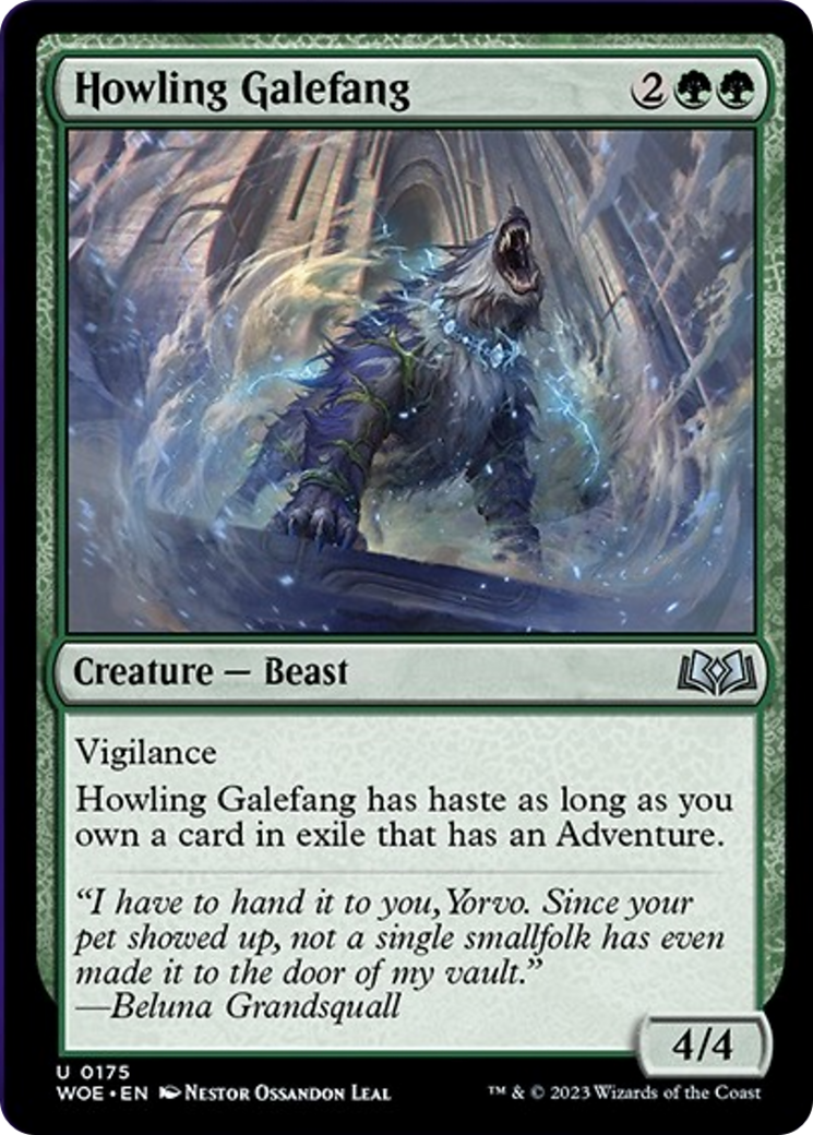 Howling Galefang [Wilds of Eldraine] | Chromatic Games