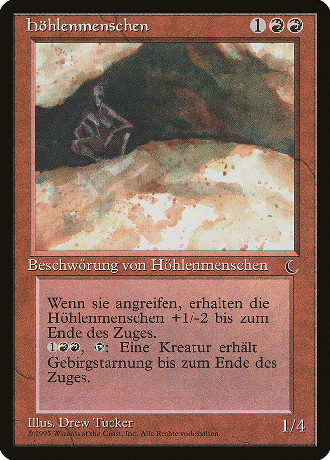 Cave People (German) - "Hohlenmenschen" [Renaissance] | Chromatic Games