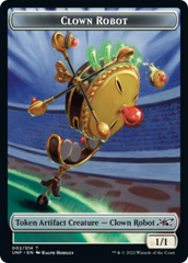 Clown Robot (002) // Storm Crow Double-Sided Token [Unfinity Tokens] | Chromatic Games