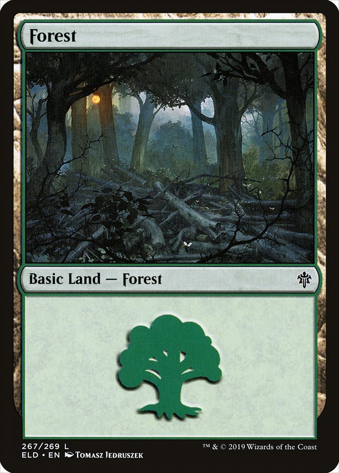 Forest (267) [Throne of Eldraine] | Chromatic Games