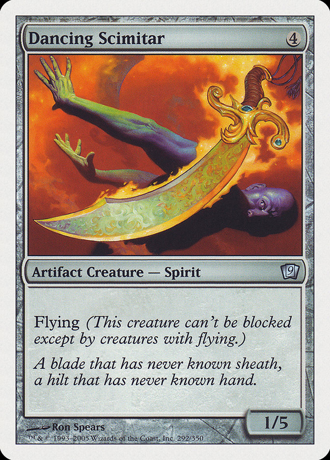 Dancing Scimitar [Ninth Edition] | Chromatic Games