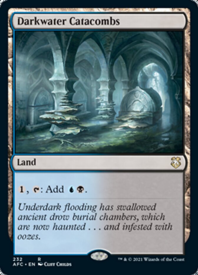 Darkwater Catacombs [Dungeons & Dragons: Adventures in the Forgotten Realms Commander] | Chromatic Games