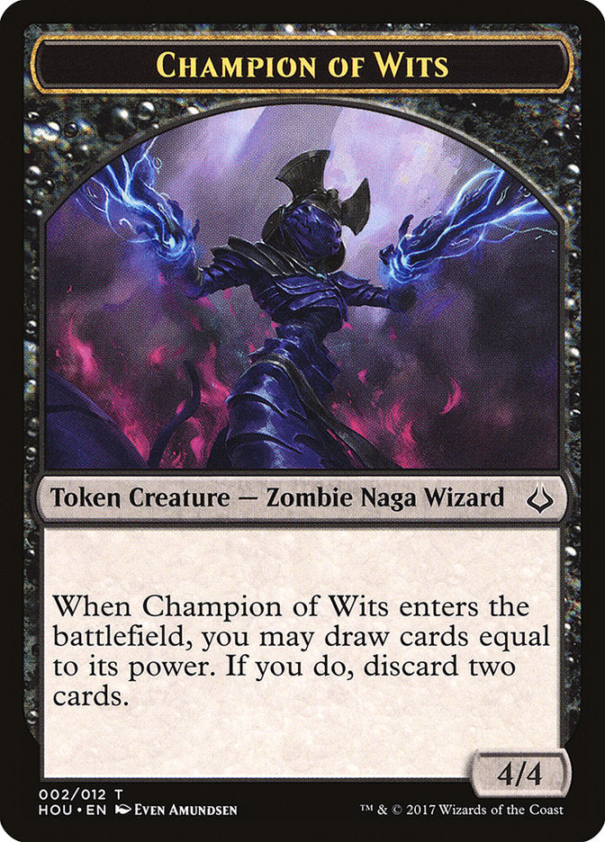 Champion of Wits Token [Hour of Devastation Tokens] | Chromatic Games