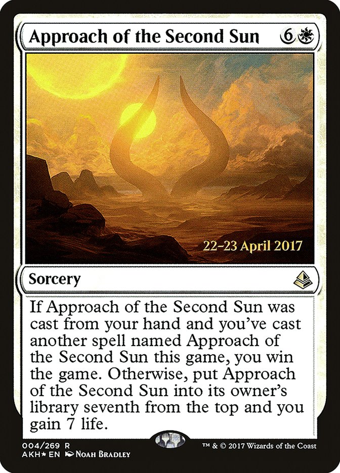 Approach of the Second Sun [Amonkhet Prerelease Promos] | Chromatic Games