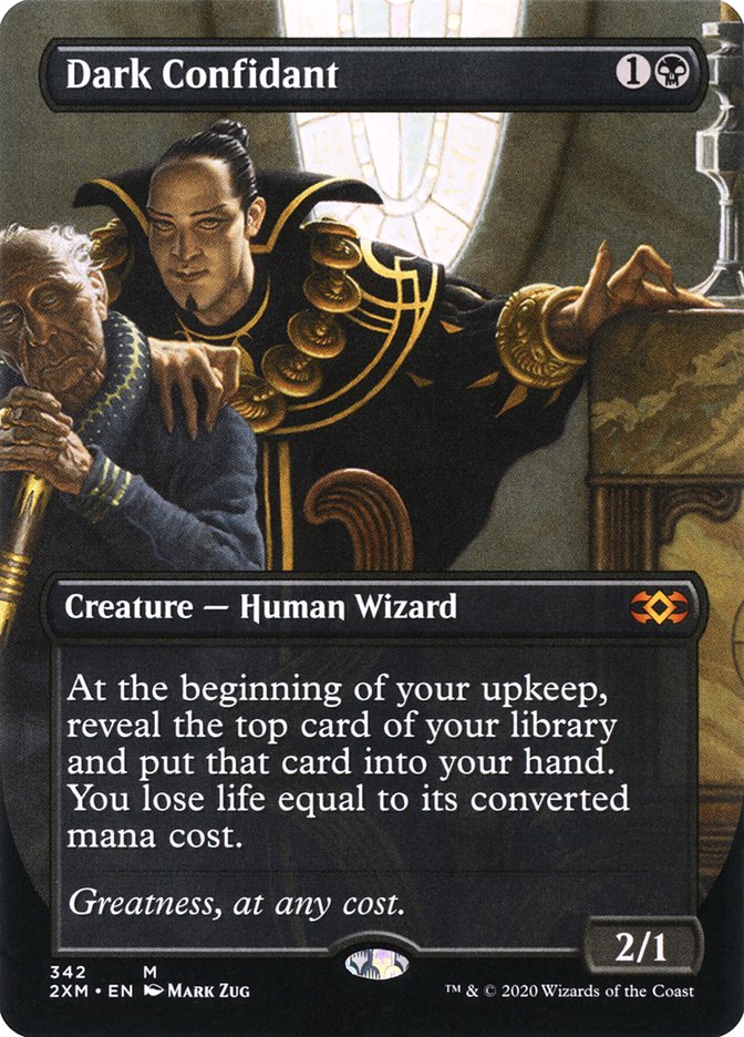 Dark Confidant (Toppers) [Double Masters] | Chromatic Games