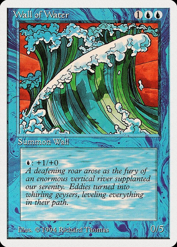 Wall of Water [Summer Magic / Edgar] | Chromatic Games