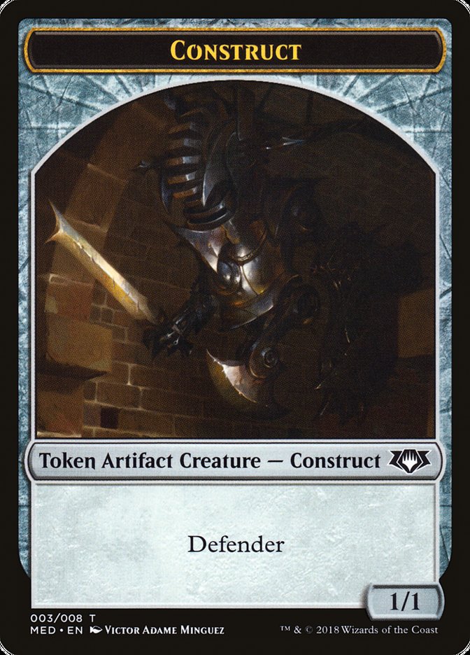 Construct Token (3) [Mythic Edition Tokens] | Chromatic Games