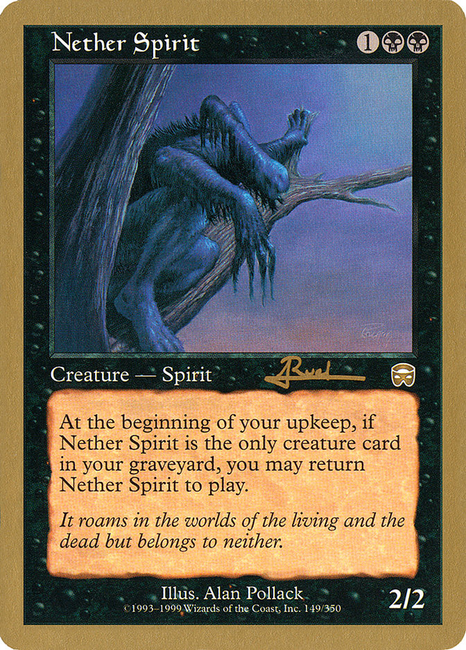 Nether Spirit (Antoine Ruel) [World Championship Decks 2001] | Chromatic Games