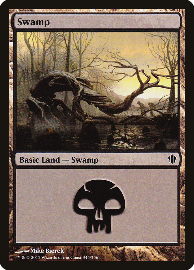 Swamp (345) [Commander 2013] | Chromatic Games