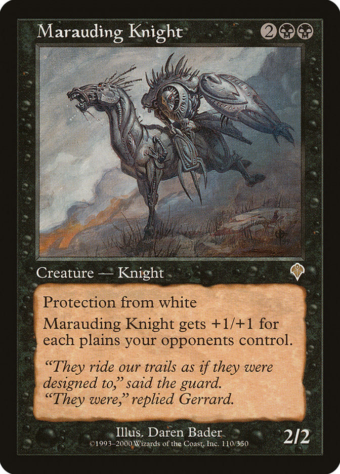 Marauding Knight [Invasion] | Chromatic Games