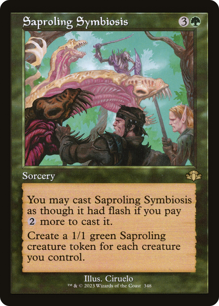 Saproling Symbiosis (Retro) [Dominaria Remastered] | Chromatic Games