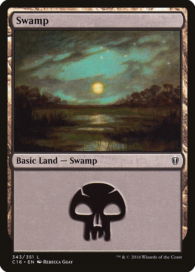 Swamp (343) [Commander 2016] | Chromatic Games