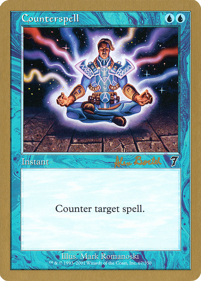 Counterspell (Alex Borteh) (7ED) [World Championship Decks 2001] | Chromatic Games