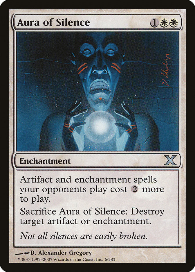 Aura of Silence [Tenth Edition] | Chromatic Games