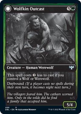 Wolfkin Outcast // Wedding Crasher [Innistrad: Double Feature] | Chromatic Games