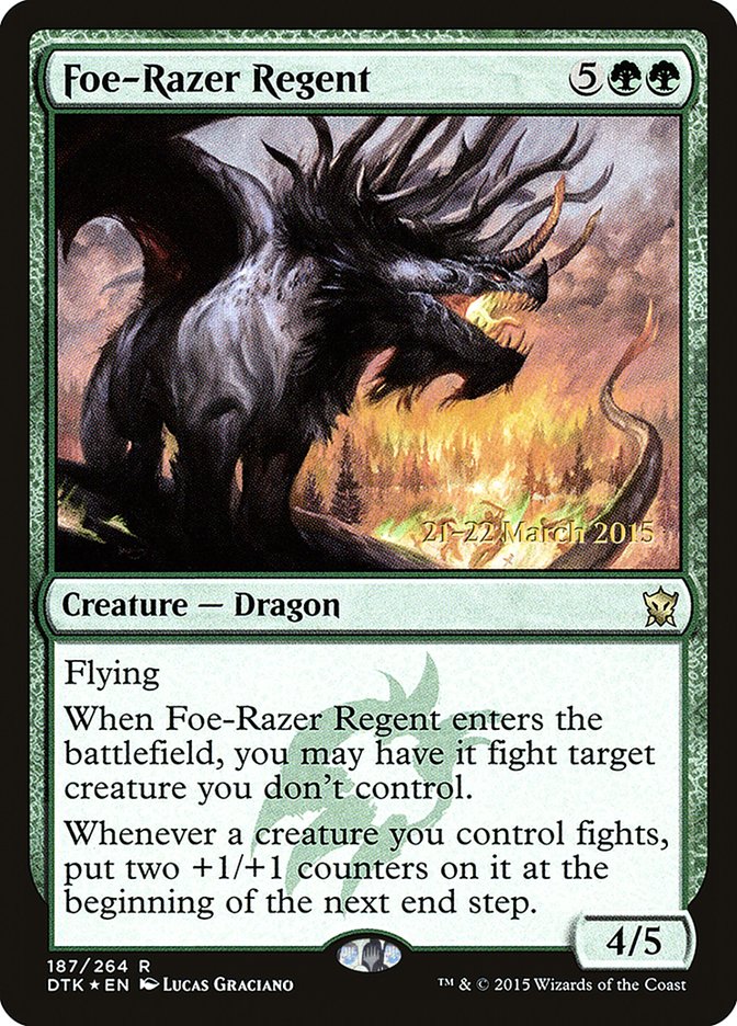 Foe-Razer Regent [Dragons of Tarkir Prerelease Promos] | Chromatic Games