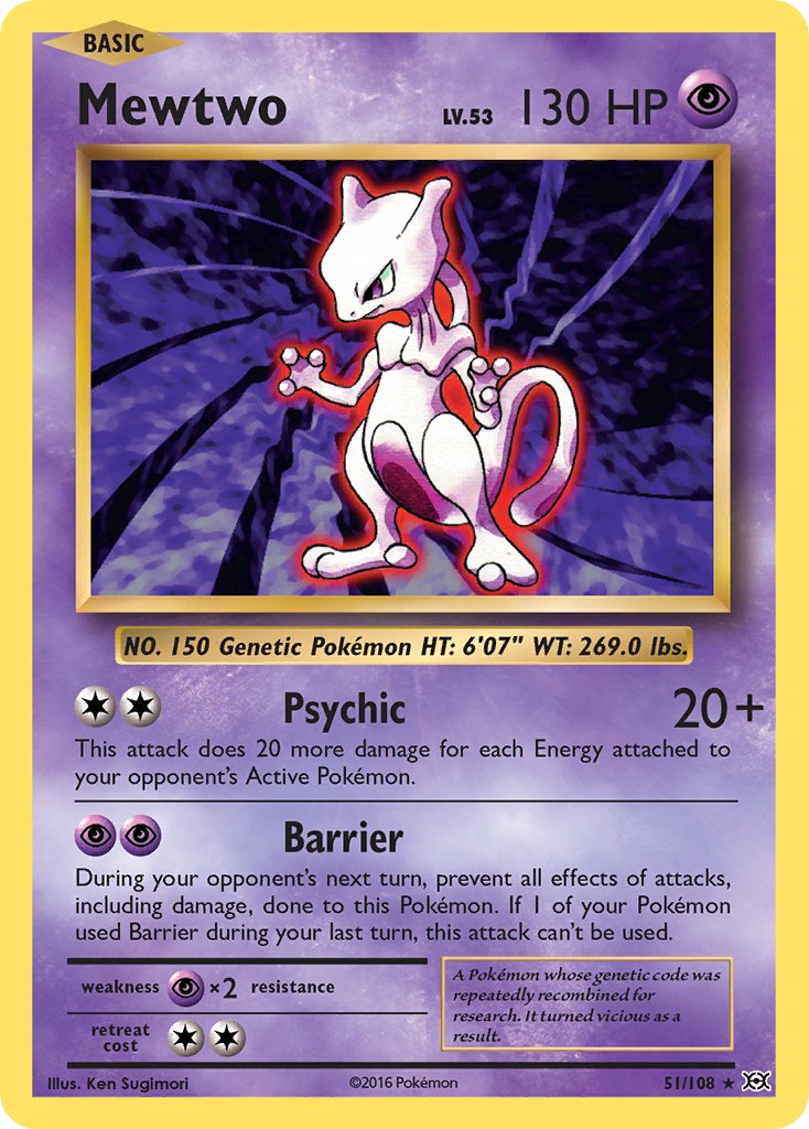 Mewtwo (XY Evolutions) [Theme Deck Exclusives] | Chromatic Games