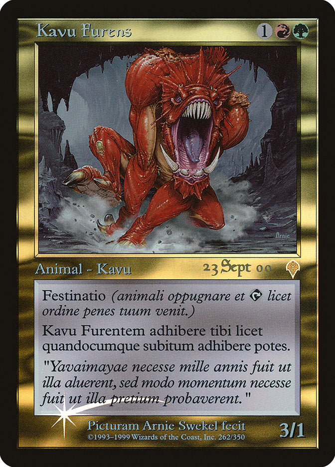 Raging Kavu [Invasion Promos] | Chromatic Games