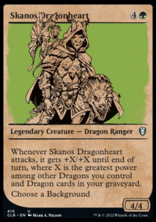 Skanos Dragonheart (Showcase) [Commander Legends: Battle for Baldur's Gate] | Chromatic Games