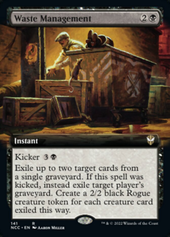 Waste Management (Extended Art) [Streets of New Capenna Commander] | Chromatic Games