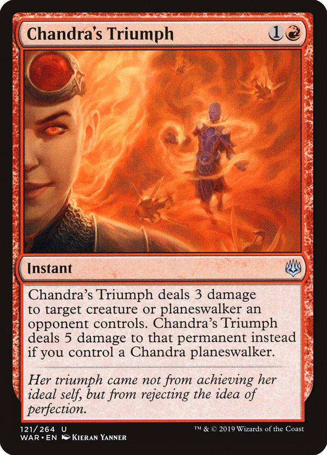 Chandra's Triumph [War of the Spark] | Chromatic Games