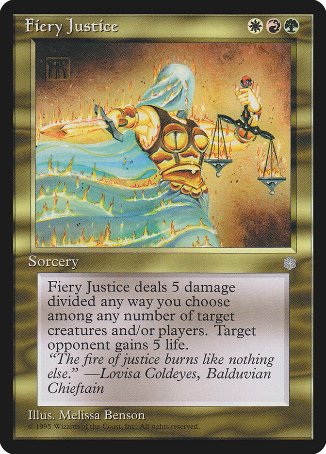Fiery Justice [Ice Age] | Chromatic Games