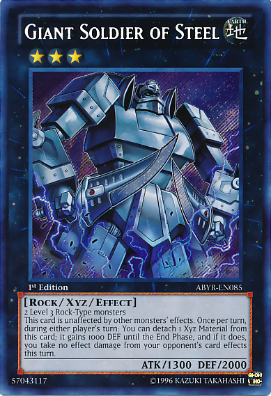 Giant Soldier of Steel [ABYR-EN085] Secret Rare | Chromatic Games