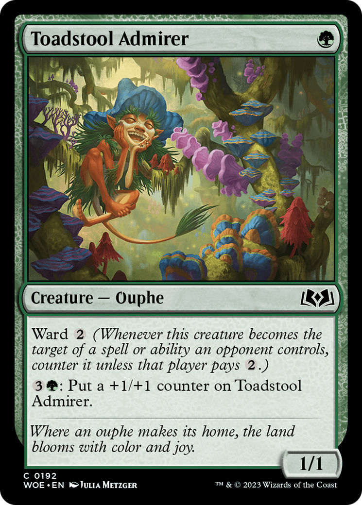 Toadstool Admirer [Wilds of Eldraine] | Chromatic Games