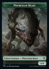 Phyrexian Beast // Wurm Double-Sided Token [Commander Legends: Battle for Baldur's Gate Tokens] | Chromatic Games