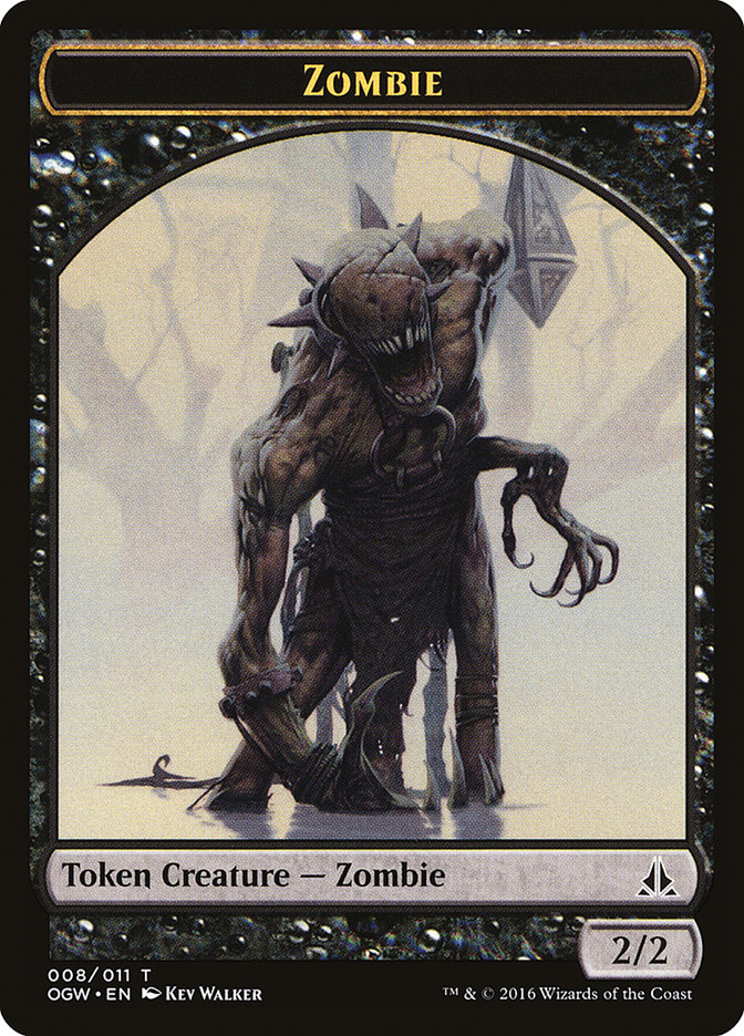 Zombie Token [Oath of the Gatewatch Tokens] | Chromatic Games