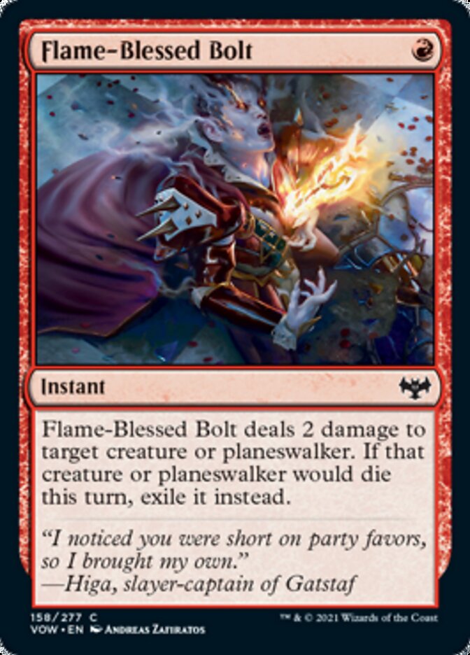 Flame-Blessed Bolt [Innistrad: Crimson Vow] | Chromatic Games