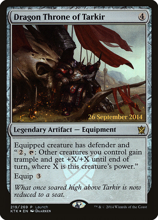 Dragon Throne of Tarkir (Launch) [Khans of Tarkir Prerelease Promos] | Chromatic Games