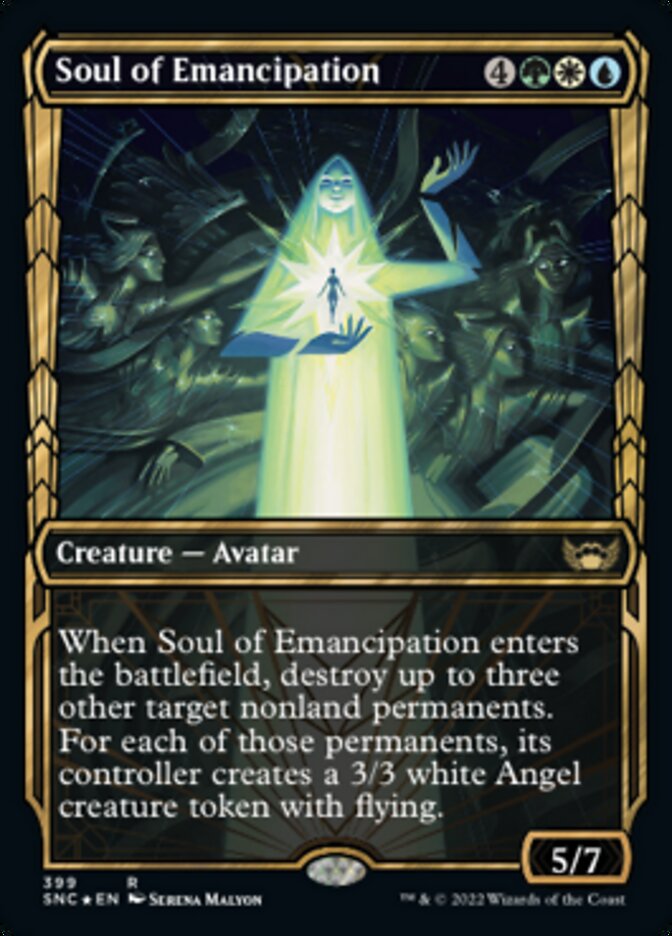 Soul of Emancipation (Showcase Golden Age Gilded Foil) [Streets of New Capenna] | Chromatic Games