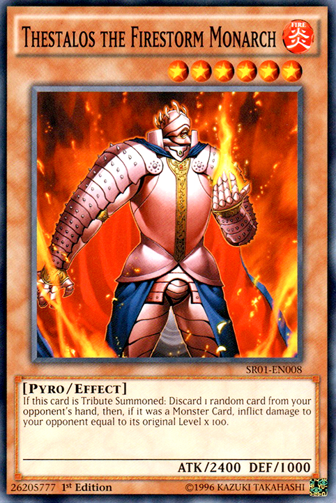 Thestalos the Firestorm Monarch [SR01-EN008] Common | Chromatic Games