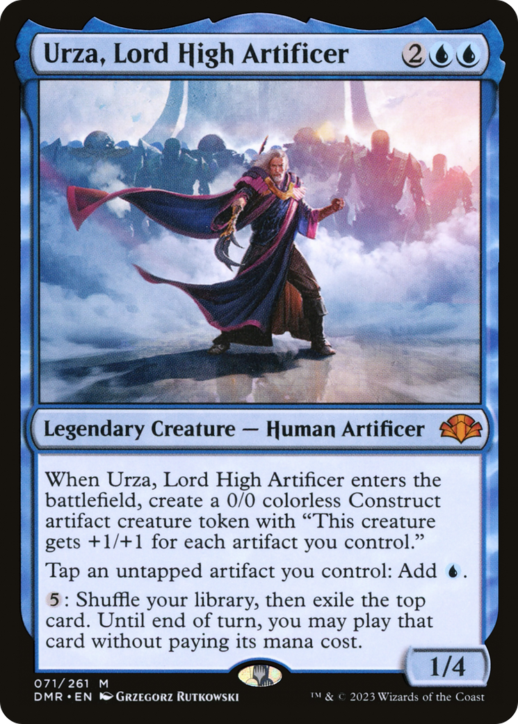 Urza, Lord High Artificer [Dominaria Remastered] | Chromatic Games